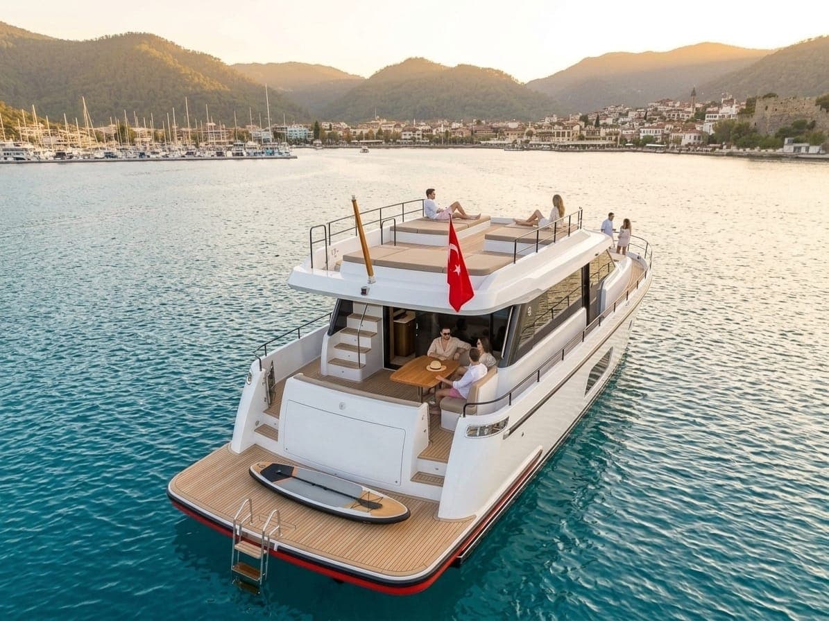 Kıç güverte ve flybridge