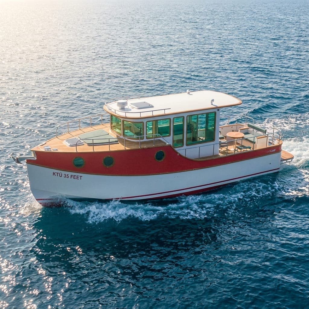 KTÜ 35 FEET, yandan — tasarım görseli